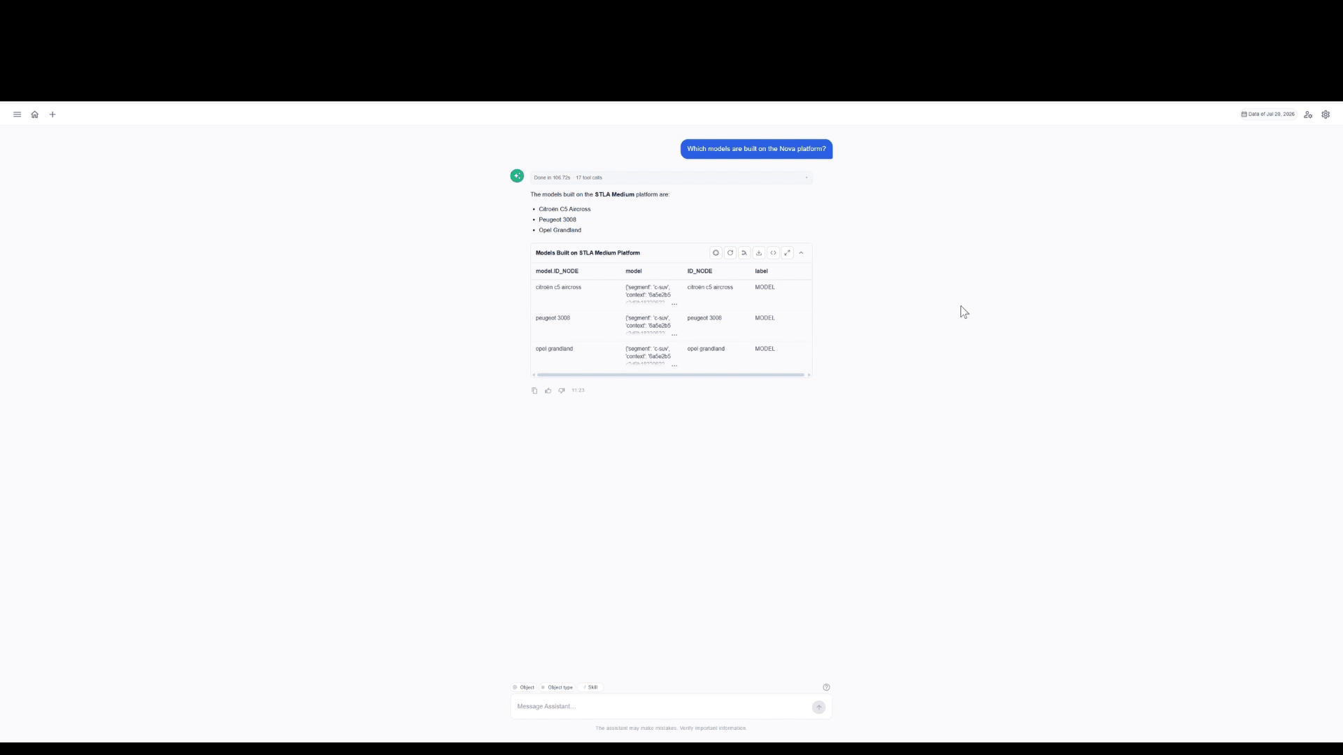 Result options