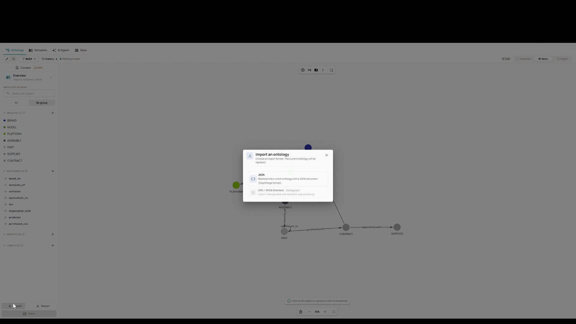 Import an ontology