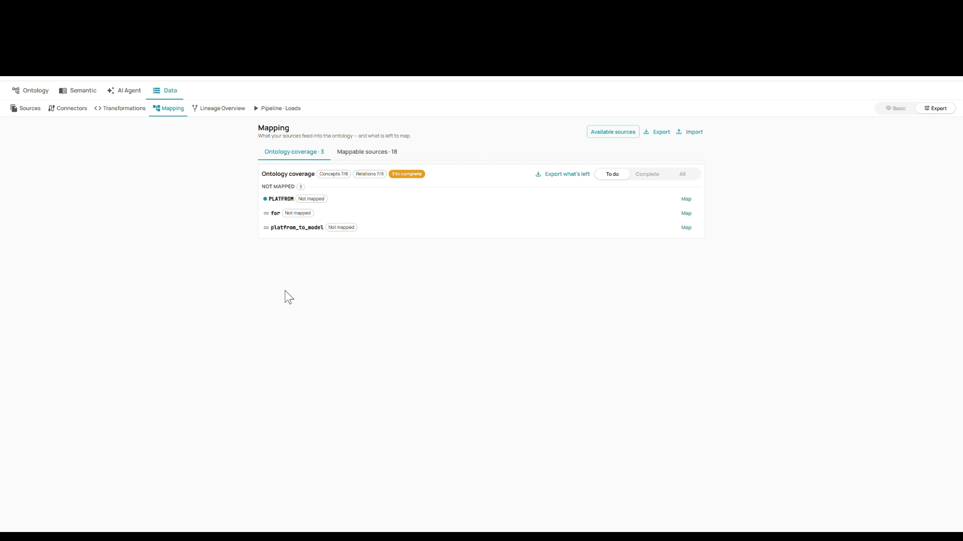 Mappings overview