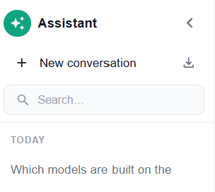 New conversation